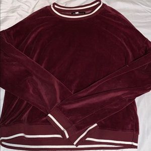 Velvet sweater